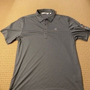 Travis Mathew Men's Gray Polo Shirt
